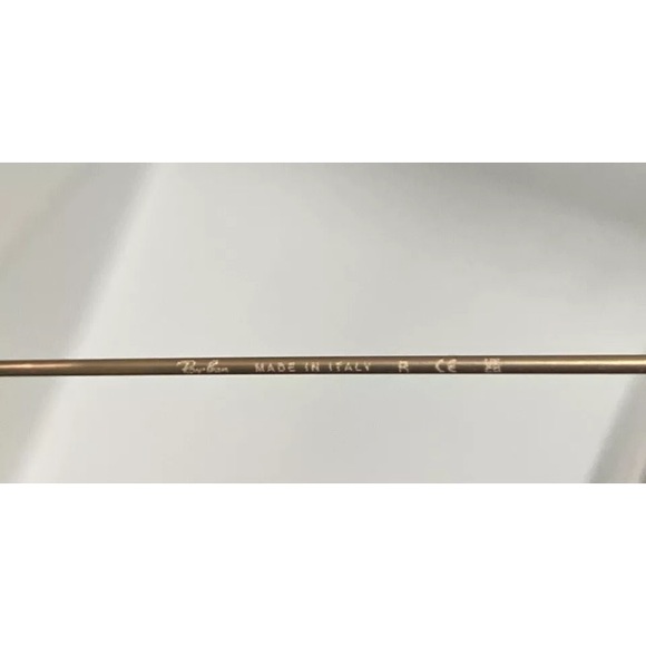 Ray-Ban Large Aviator Sunglasses RB3025 1124T 58mm Gold Frame Pink Flash Lens - Picture 6 of 7